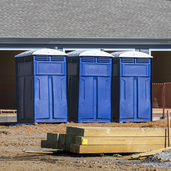 are there any restrictions on what items can be disposed of in the porta potties in Armstrong Creek WI